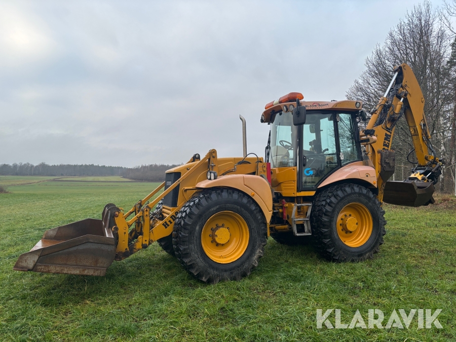 Grävlastare Hydrema 928E med redskap