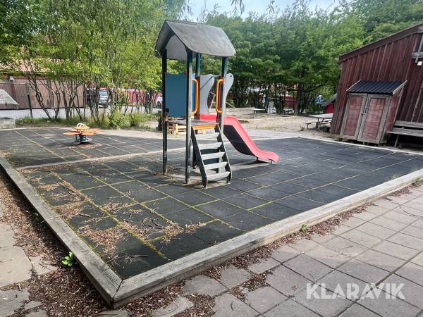 Fallskyddsmattor för lekpark ca 1m x 0,50m