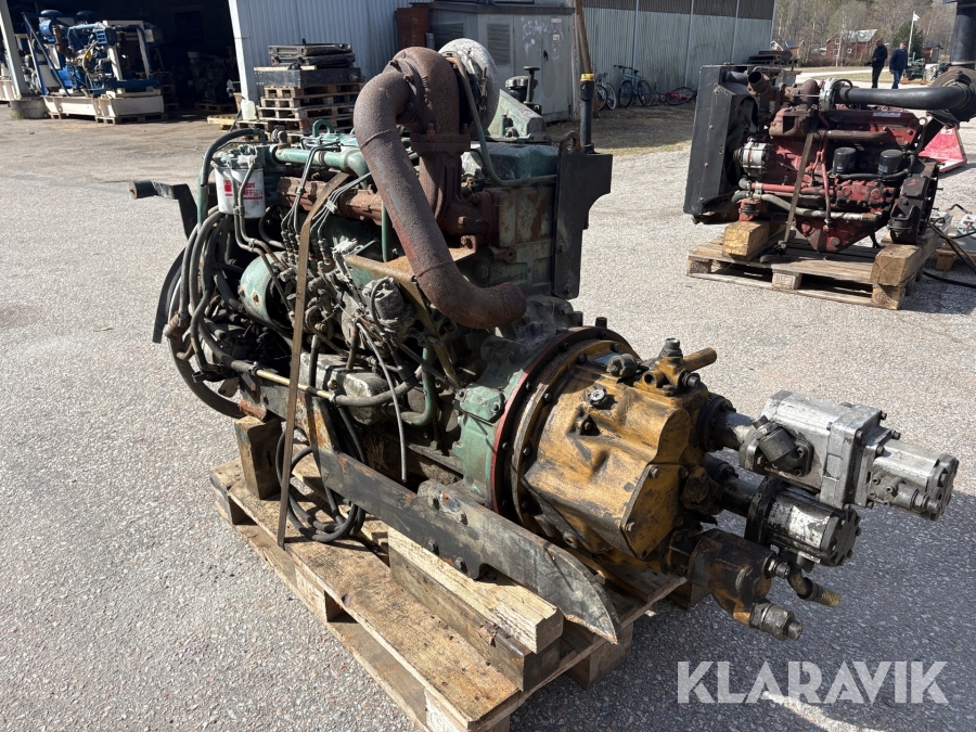 Dieselmotor med hydraulpump Volvo Penta TWD73