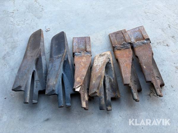 Plogspetsar passande äldre Överumsplog 6 st