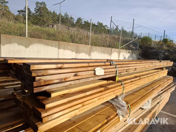 Trall 34x145x4800 Linuximpregnerad