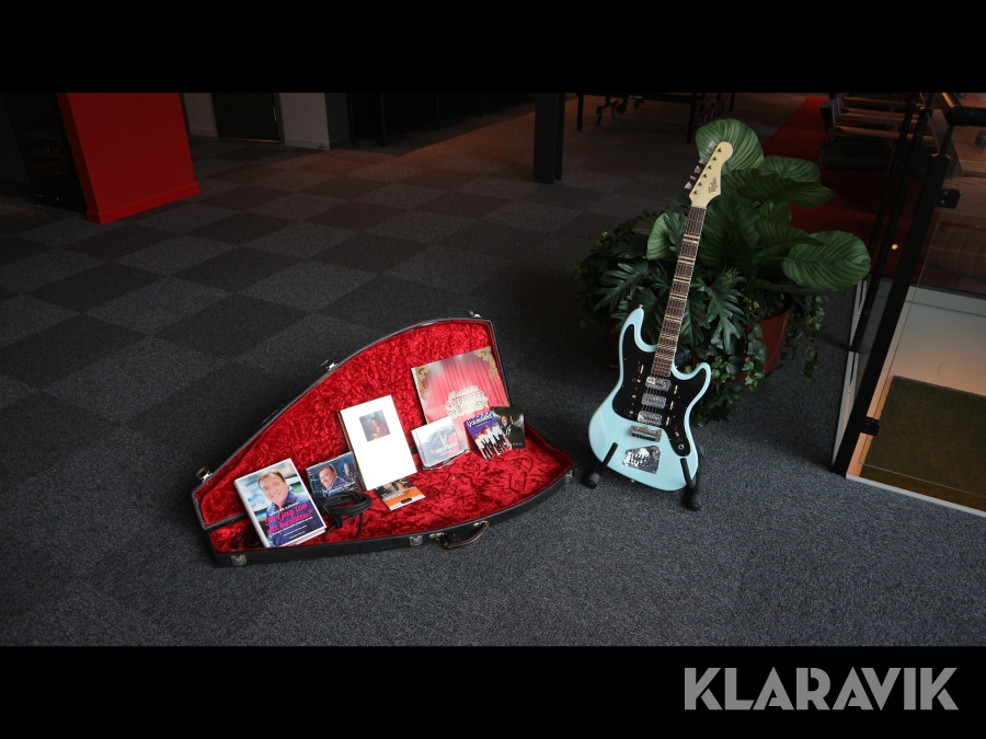 Elgitarr Höfner & samlarpaket Christer Sjögren