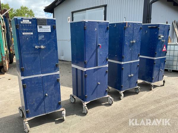 Verktygsskåp 4st