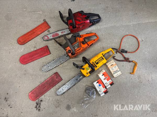 Motorsågar 3st