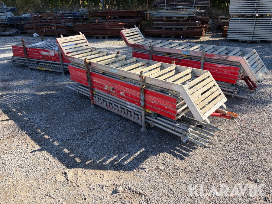 Ställningspaket modulställning Mozon/Assco ca 120 m2 3 st paket