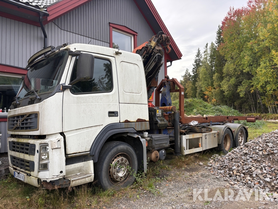 Kranbil med Lastväxlare Volvo FM 9 6x2