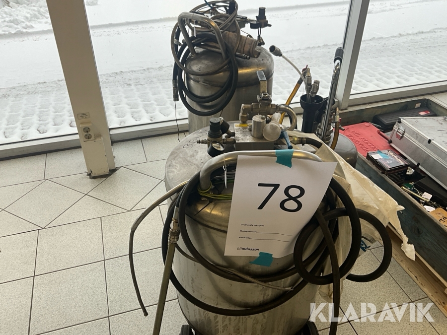 Olje och bränsletömmare 3 st