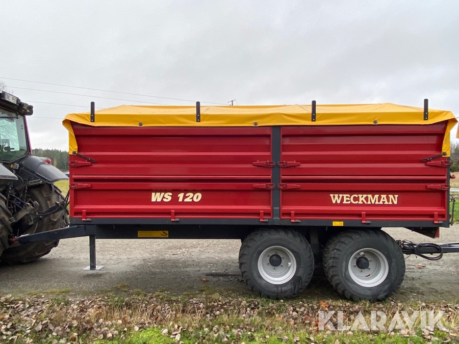 Spannmålsvagn Weckman WS 120 13,3 kubik