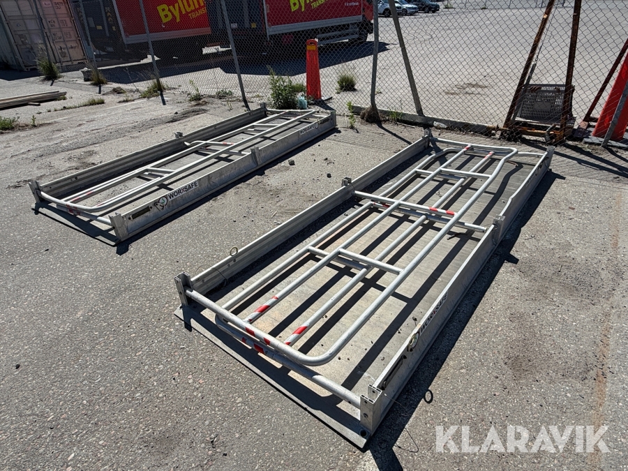 2 st Gångbro Worxsafe Aluminium