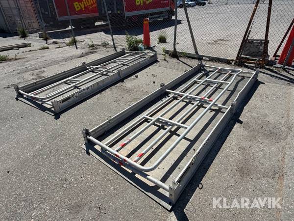 2 st Gångbro Worxsafe Aluminium
