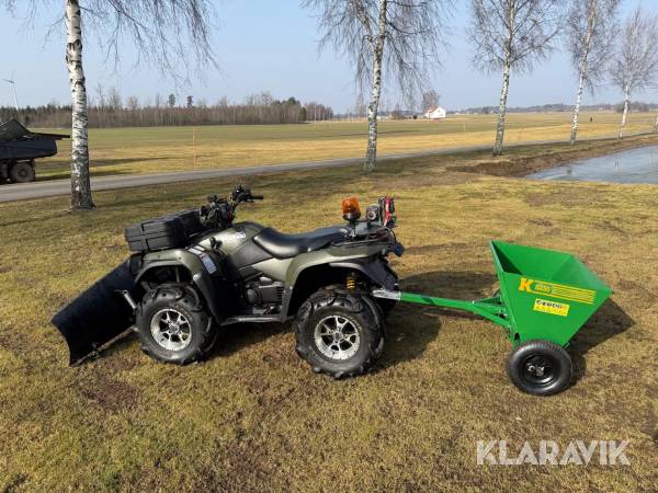 Atv Suzuki LTA750XP 4x4 med sandspridare