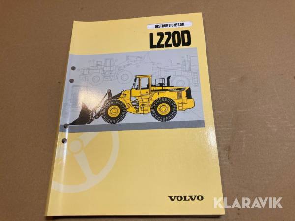 Instruktionsbok för Volvo L220D