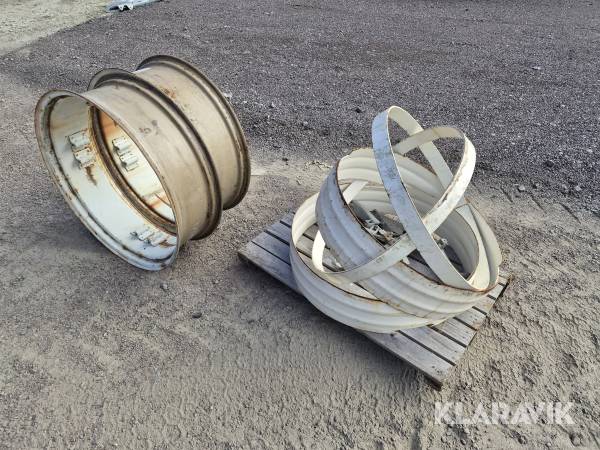 Fälgar och dubbelmontage utr Valmet 13.6-36 Valmet 305