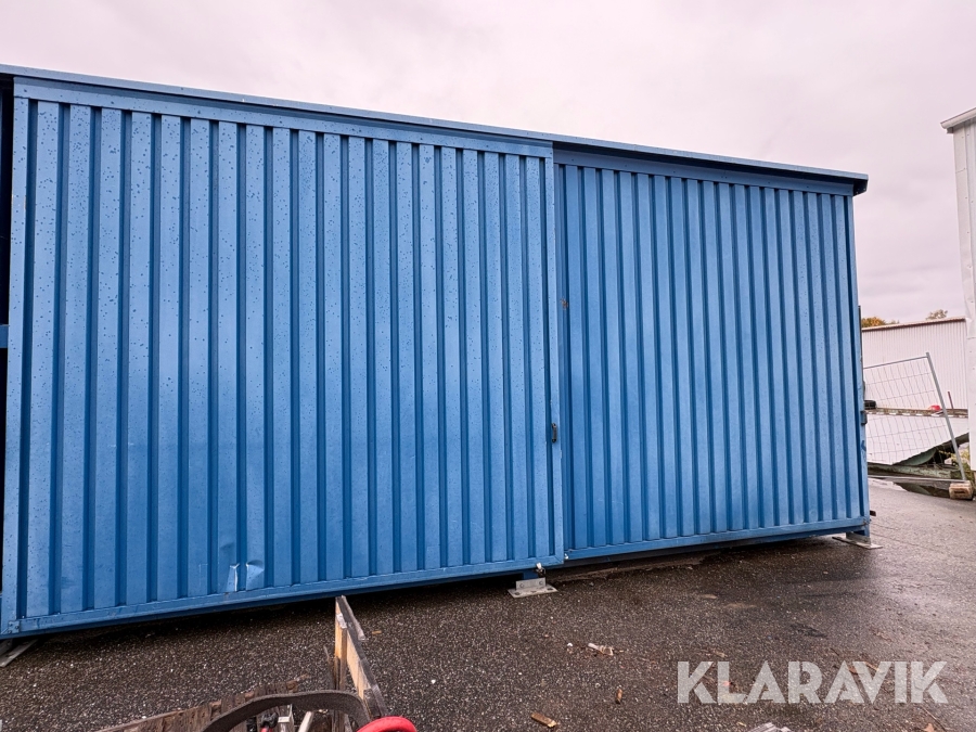 Industriskåp/kemskåp med miljöbalja & skjutdörrar