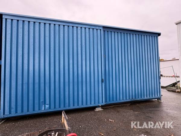 Industriskåp/kemskåp med miljöbalja & skjutdörrar