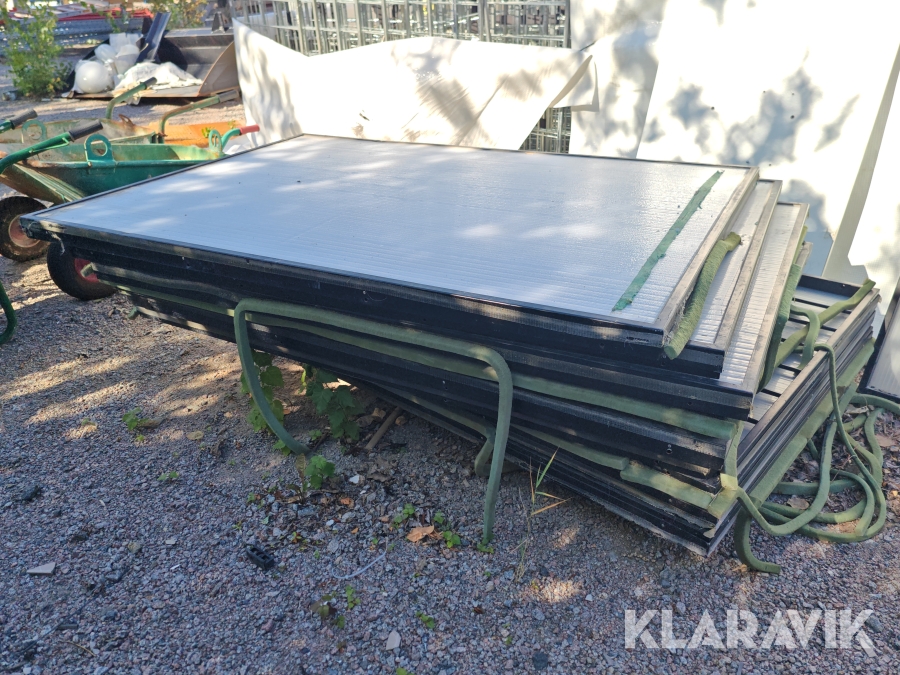Isolerade byggpaneler/täckpaneler med aluminiumram