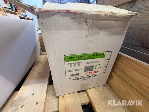 Kombiskruv för gips Motek (Träregel & Stålregel)