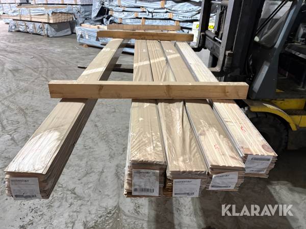 Furupanel Skogsbrun borstad b-sort Moelven 13x20