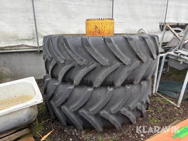 Dubbelmontage med distansringar och spännare Goodyear