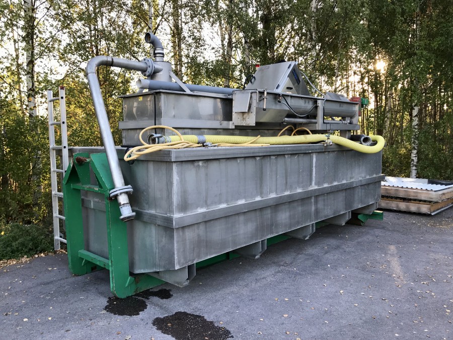 Rensgaller för slam / Lastväxlarram