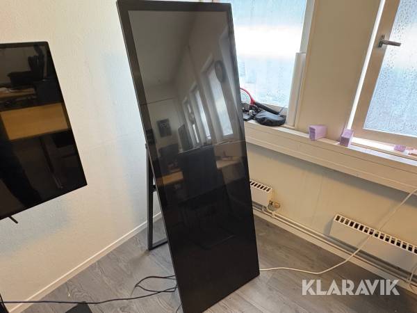 Reklamskylt Veto 43” golvstativ A-style AD Player