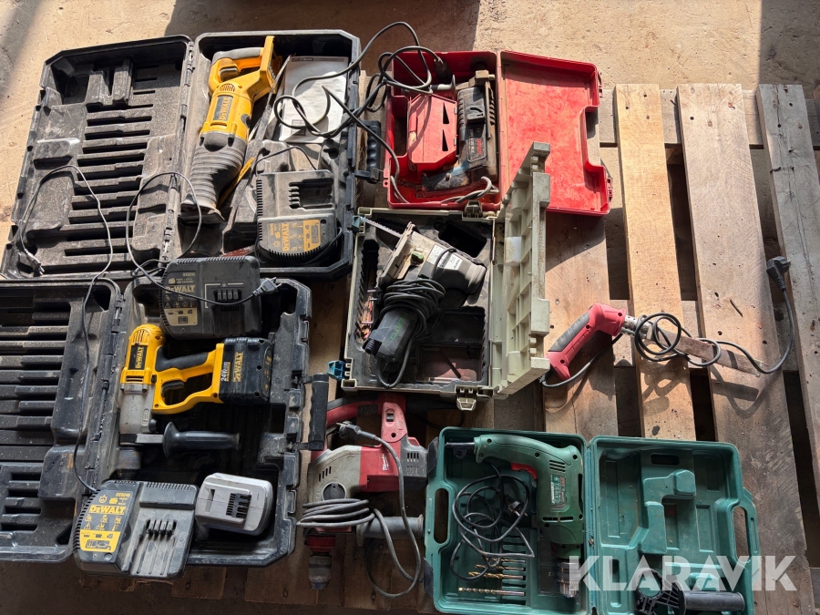 Paket med handmaskiner