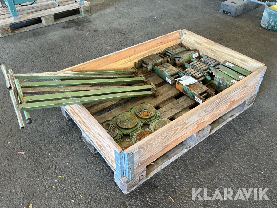 Maskinskridskor, snurrplattor, handtag