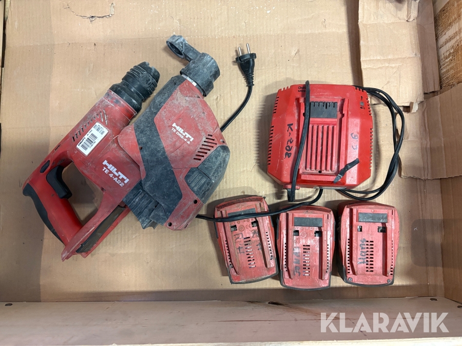 Slagborr med dammsugare Hilti TE 6-A22