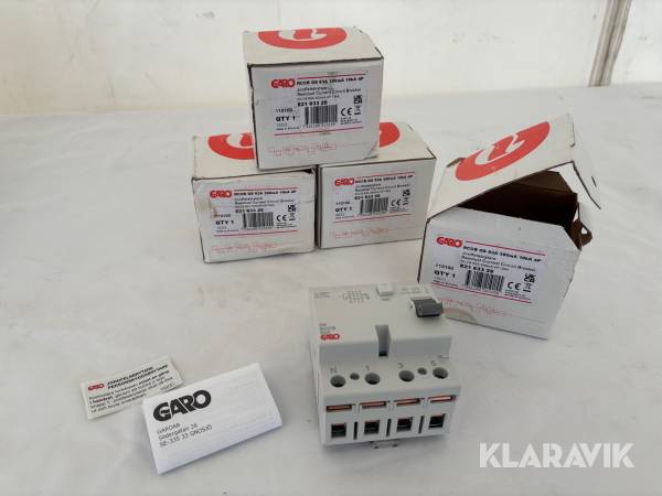 Jordfelsbrytare Garo RCCB GS 63A