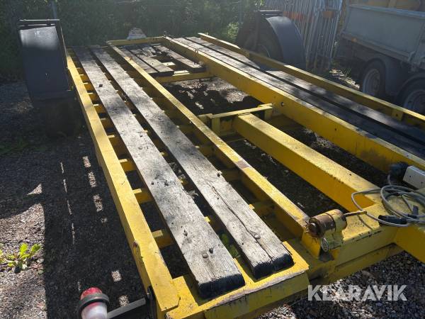 Maskintrailer / släp max last 6 ton