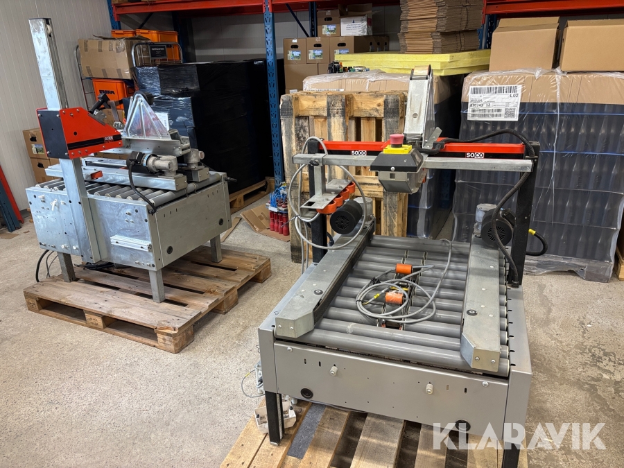 Tejpmaskin / kartongförslutare Soco 305238 / T-10 2st