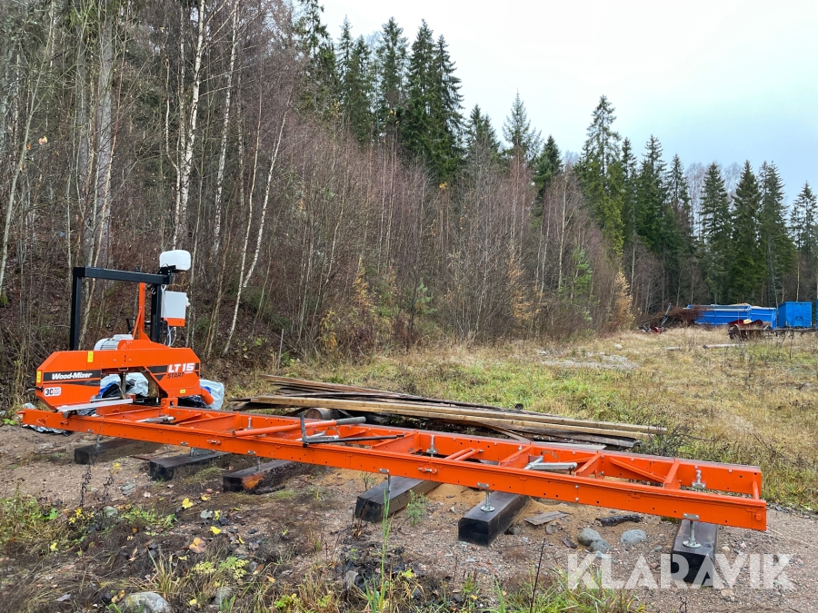 Bandsågverk Wood Mizer LT15 eldrift