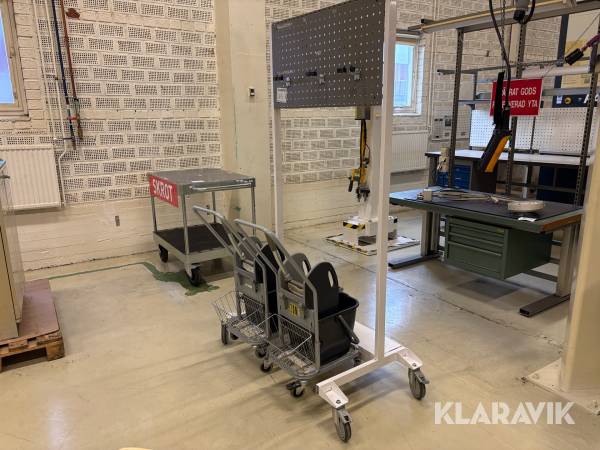 Verktygstavla på hjul