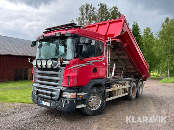 Grusbil/ Flakbil Scania R420 11.7 6x2