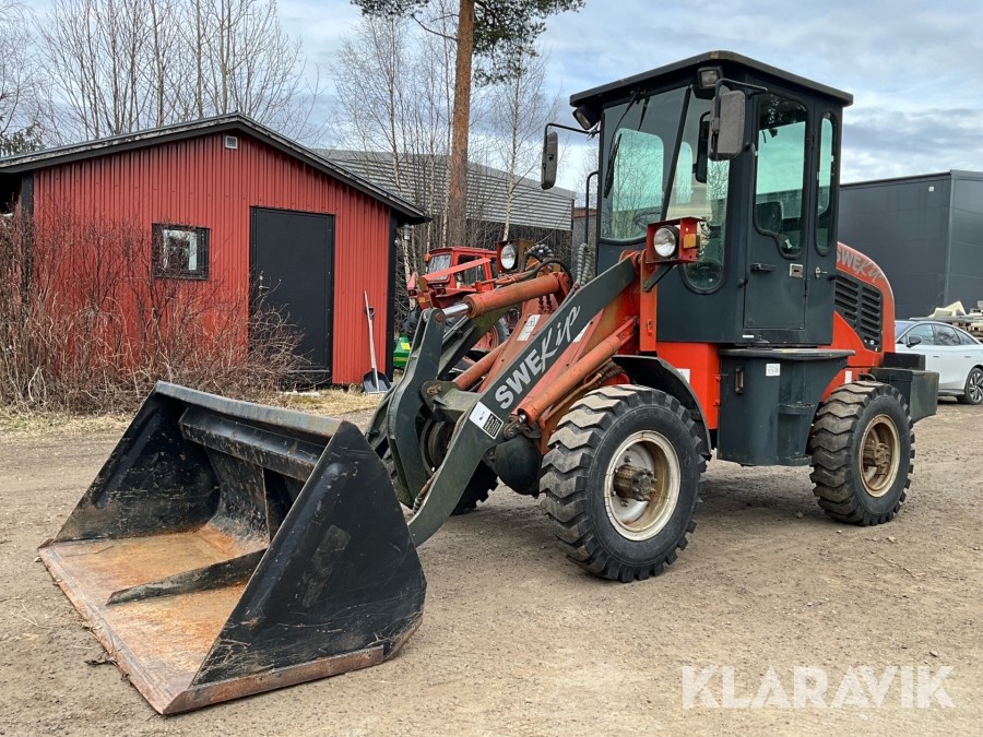 Hjullastare Swekip LW1000A med skopa