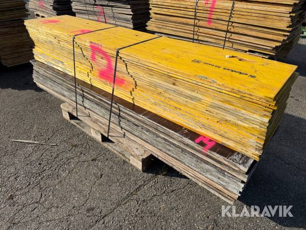 Byggskivor & formplyfa Doka 3S Basic ca 33 st