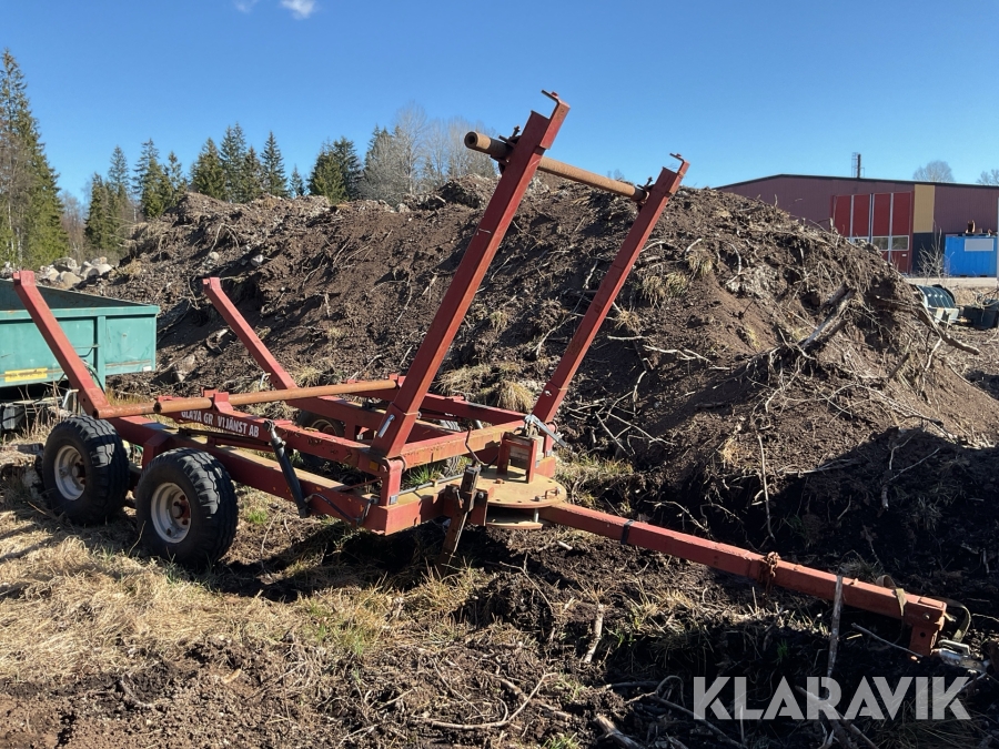 Trumvagn / vagn för kabeltrummor för 3st