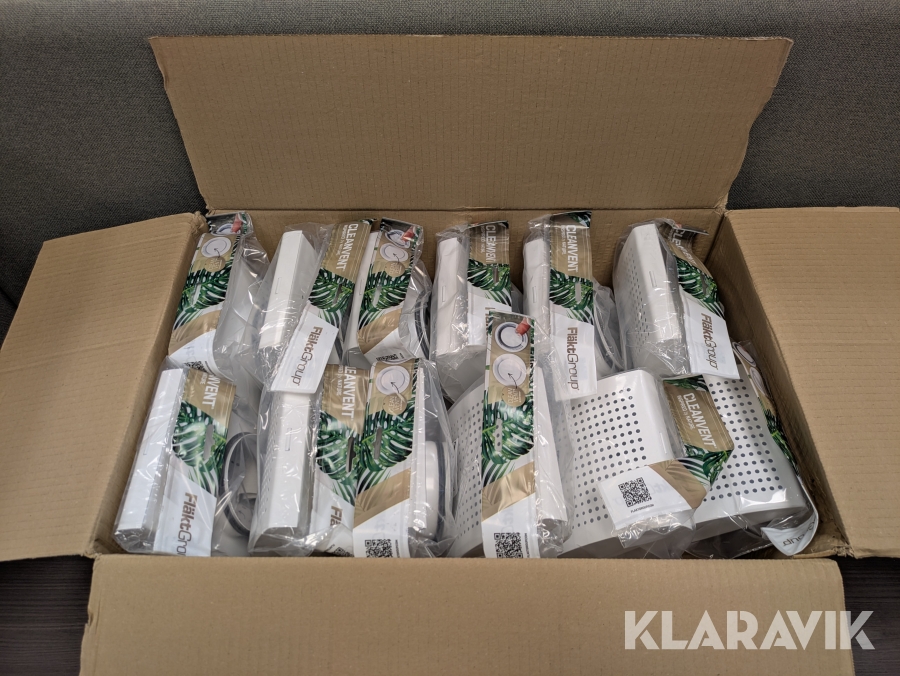 Väggtilluftsdon Fläktgroup CleanVent STQA-100-C 292st