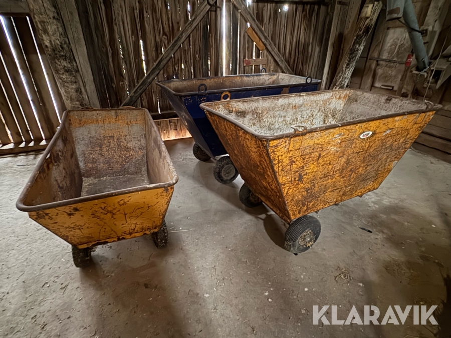 Byggvagnar/slodor 3st