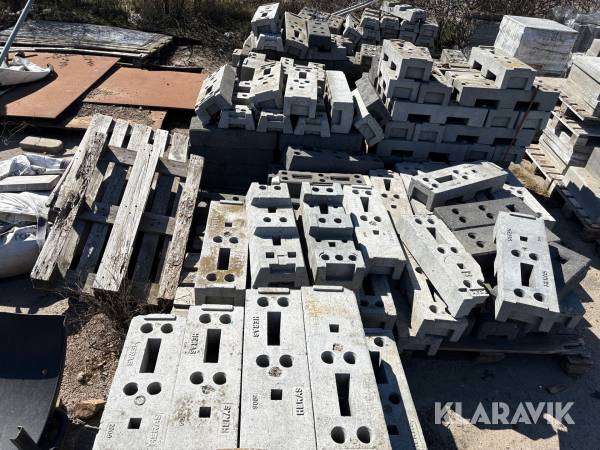 Vikter till byggstaket Heras