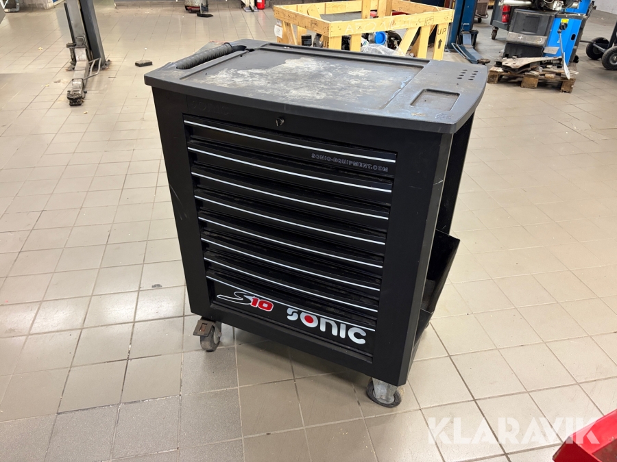 Verktygsvagn med verktyg Sonic S10