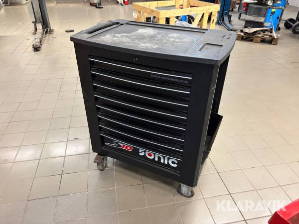 Verktygsvagn med verktyg Sonic S10