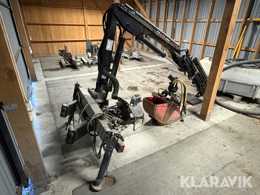 Kran Hiab 022 med skopa