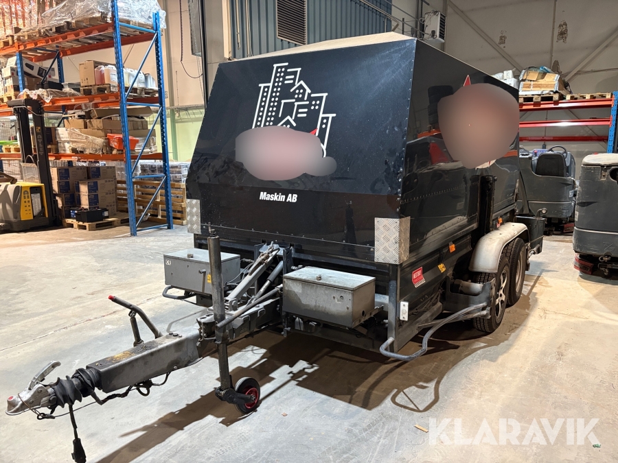 Personbilssläp Westbay Easyloader PT35 Sänkbart chassi