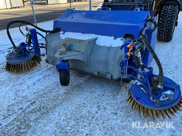 Sopmaskin Entrack 1,7m med upptagning