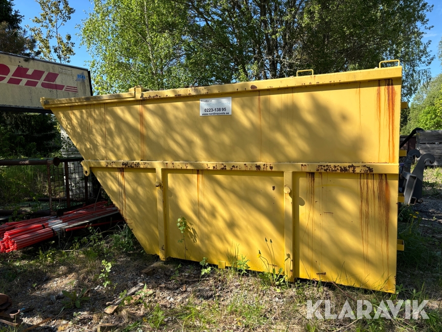 Container förberedd för borrkax 10 kubik