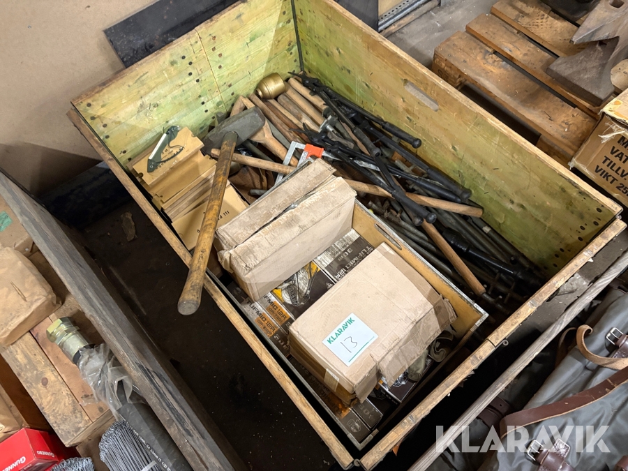 Blandade verktyg 1st pall