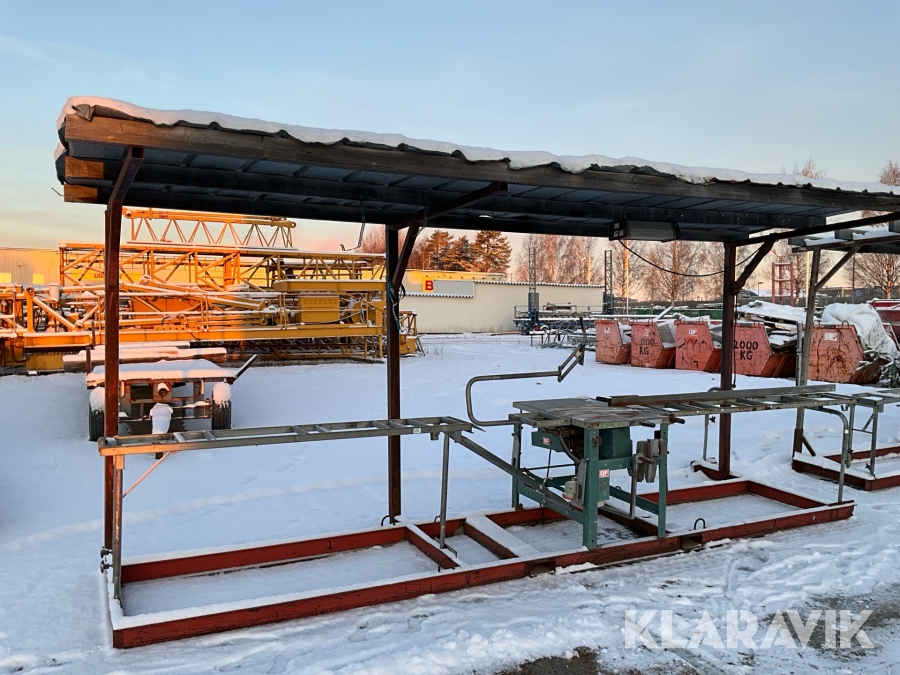 Gerdesåg med takstativ