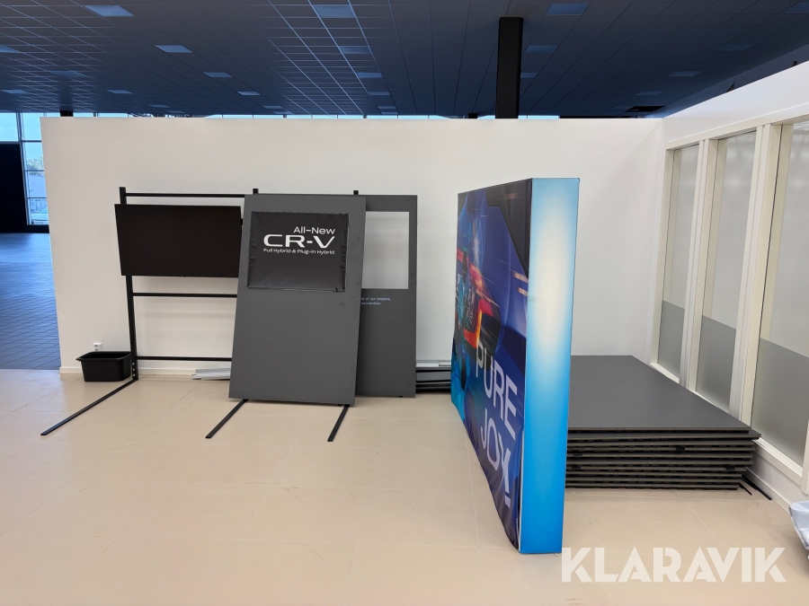 Podium och exponering av bil