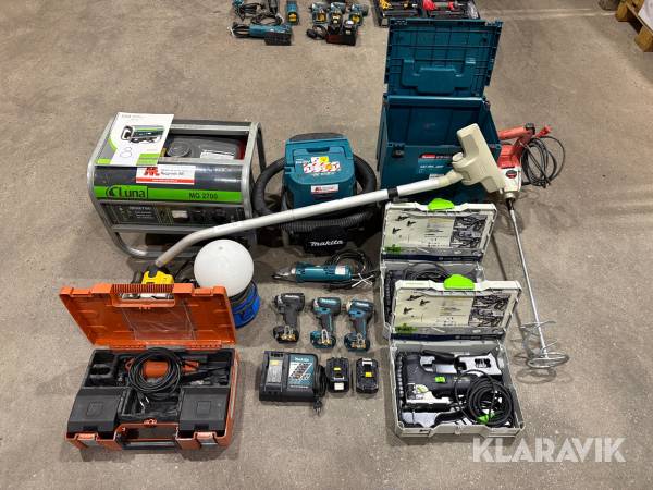 El och batterimaskiner elverk